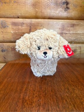 NWT Aurora World Mini Puppy Plush Tan Dog Stuffed Animal Soft Pocket Plush